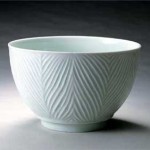 2004 白磁鎬手鉢　 29×29×17