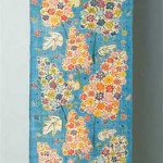 2004 雨色　 帯地36×500　 絹