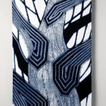 2009 藍染絞布　怪樹　384×114