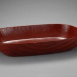 2008 朱漆鎬すみまる鉢　9×53×33.5