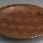 2014 窯変柿釉皿　6X48X48