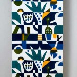 2005 晴れた日の庭　90×93　木綿