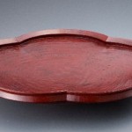 2012 栃朱漆梅皿　75×45×45