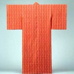 2005 茜地絽織絣着