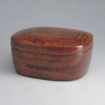 2003 欅拭漆すみまる茶櫃 　31×26×14.5