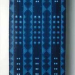 2004 藍染絞布 　109×440