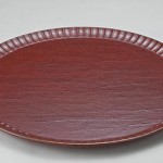 2010 欅ぬり分け内鎬盆　3×57×57