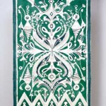 2005 北欧神話　 197×113 　綿・白刺し子