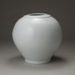 2008 白磁大壺　40×43×43