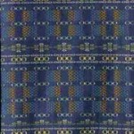 2003 首里花織着物「深海」(部分)