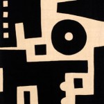 2007 型染布 ’０７　340×150