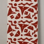 2008楔文染布　350×90