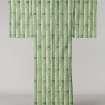 2011 公園に行く道で　着物　