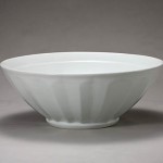 2011 白磁鎬手大鉢　52×52×20