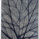 2012 藍染絞布　春日　203×129.5