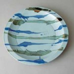 2003 流し掛け大皿　 62×62×7