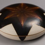 2015 飴釉掛分陶箱　8x28x28