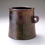 2005 鉄砂耳付深鉢　 31×33.5×30