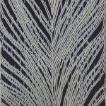 2014 藍染絞布　羽の木　180×135